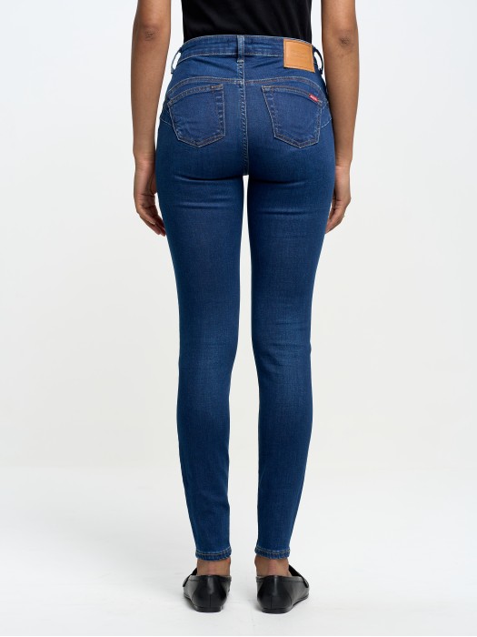 Dámske nohavice push up jeans MELINDA HIGH WAIST 658
